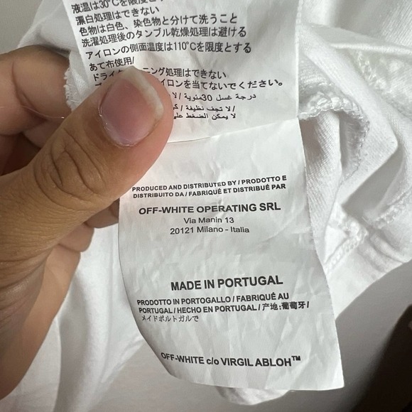 Off White Skeleton Dart T-shirt (Rare!!) - Picture 5 of 6